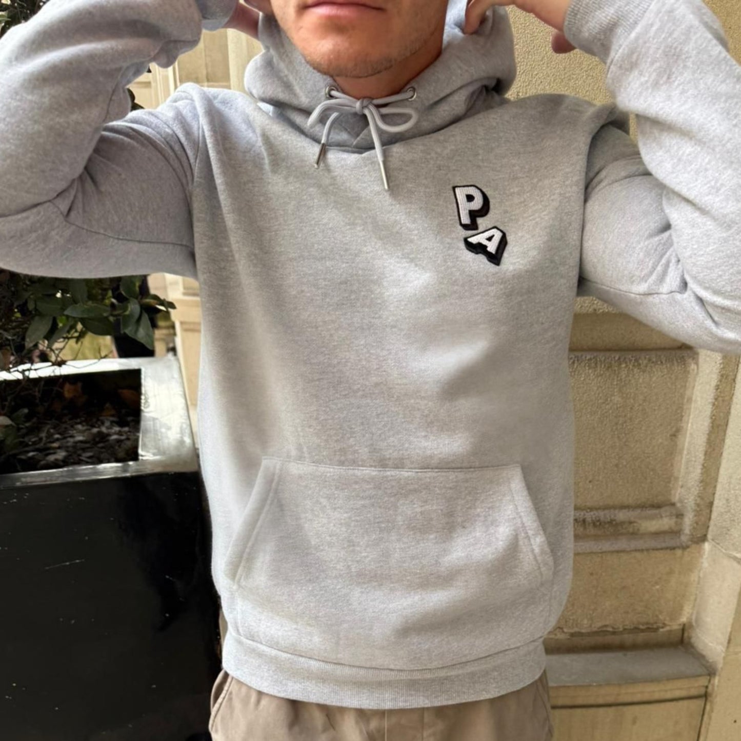 Grey Falling PA Hoodie