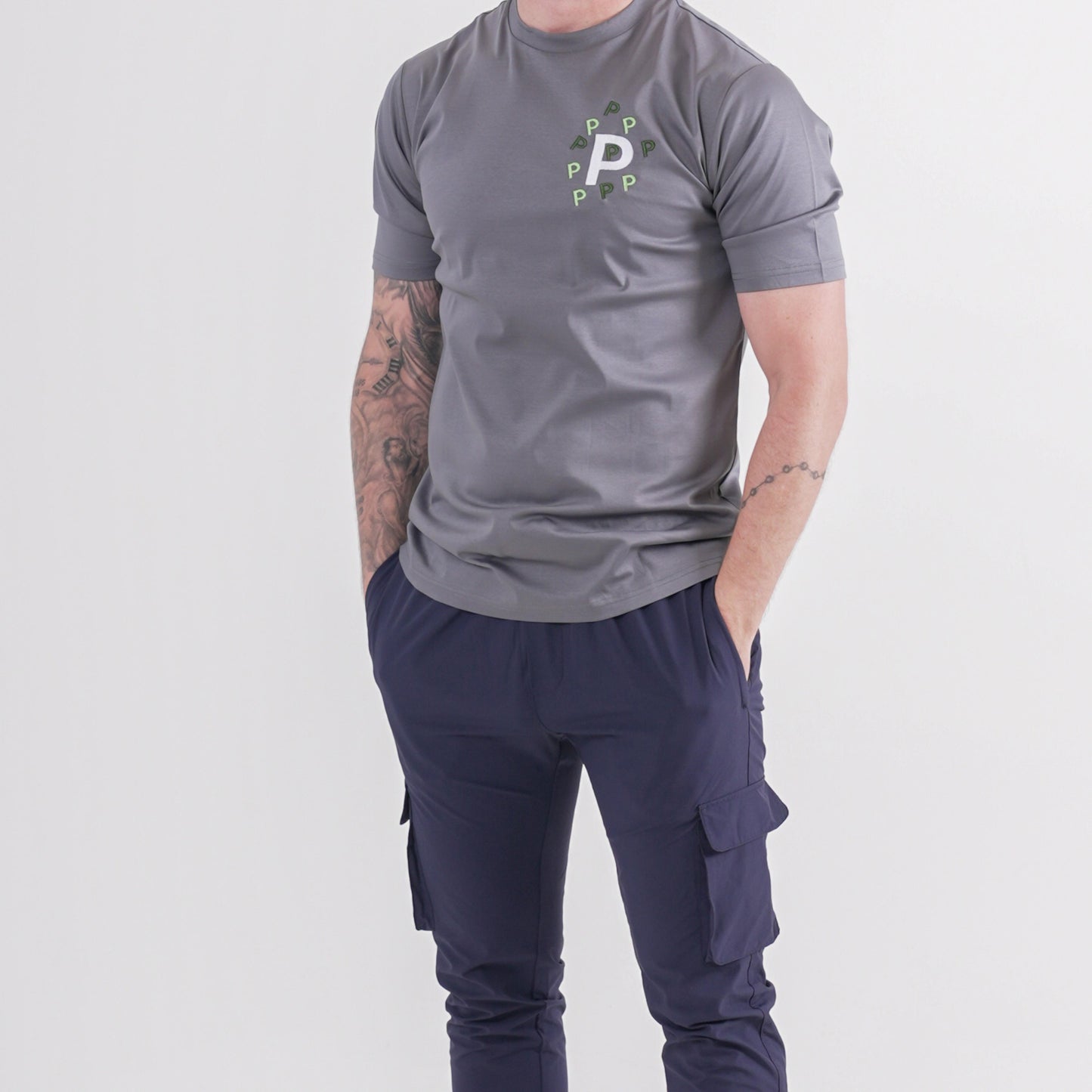 Grey Scatter P T-shirt