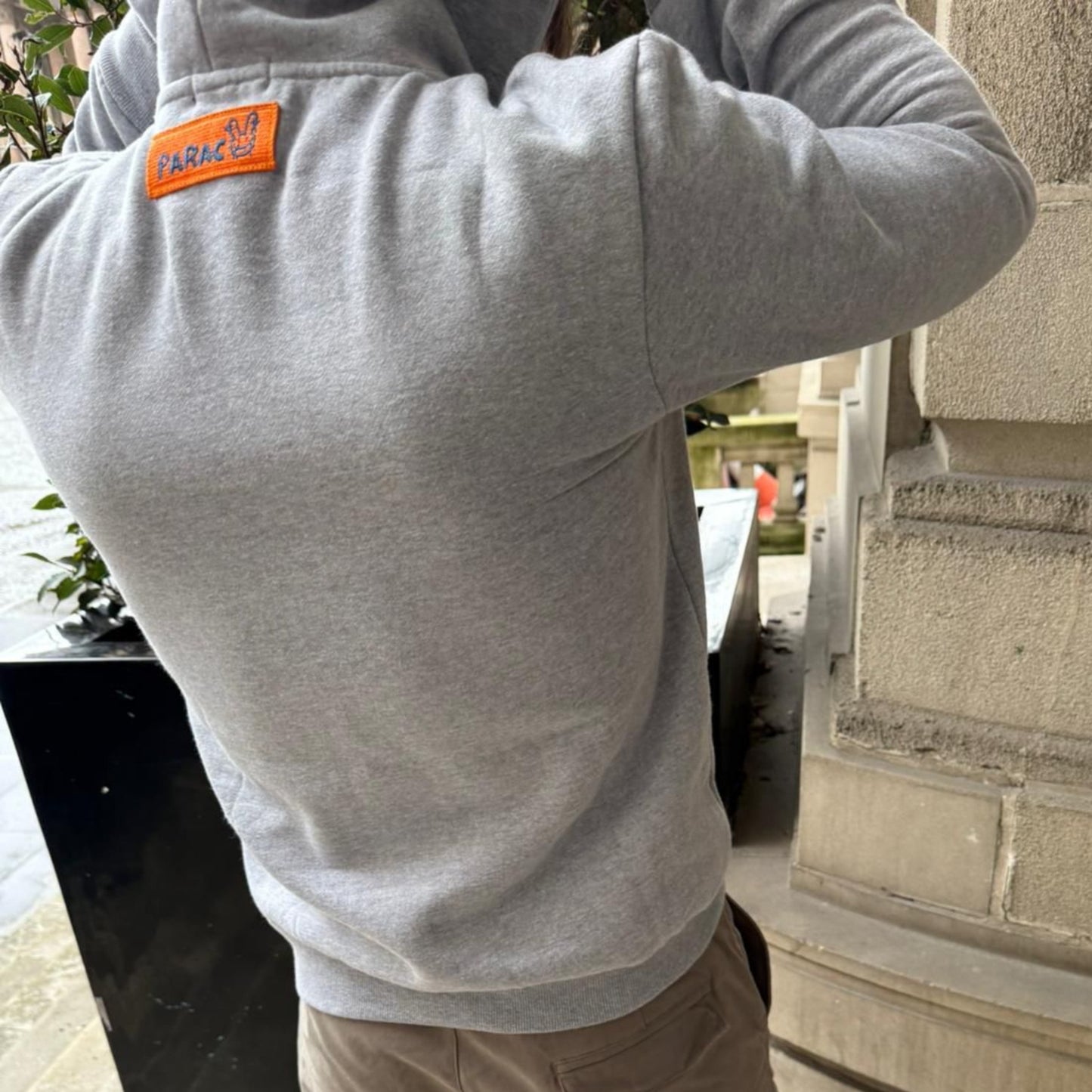 Grey Falling PA Hoodie