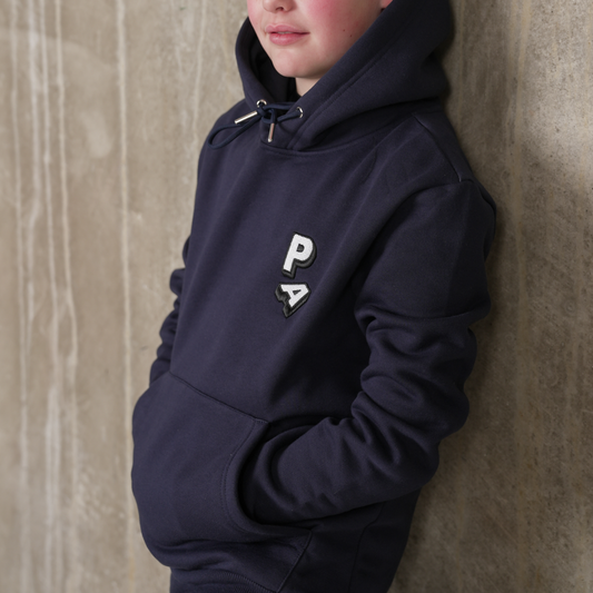 Kids Navy Falling PA Hoodie